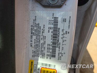 Zdjęcie 12 z 12 samochodu: 2019 FORD FUSION SEL VIN:3FA6P0MU7KR263940 - miniatura
