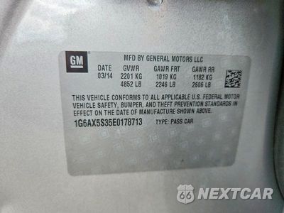 Zdjęcie 12 z 12 samochodu: 2014 CADILLAC CTS LUXURY COLLECTION VIN:1G6AX5S35E0178713 - miniatura