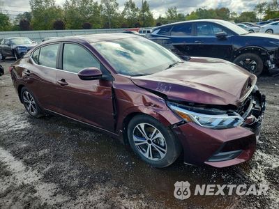 Czwarte zdjęcie samochodu z boku: 2022 NISSAN SENTRA SV VIN:3N1AB8CV5NY303912 - miniatura