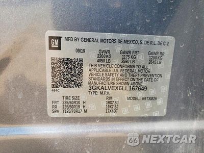 Zdjęcie 13 z 13 samochodu: 2020 GMC TERRAIN SLT VIN:3GKALVEX6LL167649 - miniatura