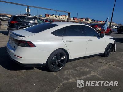 Trzecie zdjęcie samochodu z tyłu: 2026 HONDA ACCORD HYBRID SPORT-L VIN:1HGCY2F77TA027041 - miniatura
