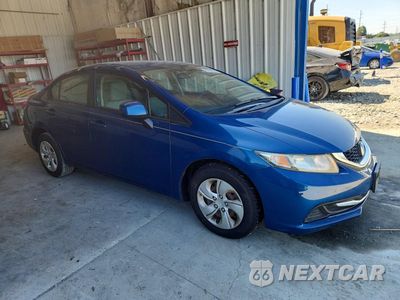 Czwarte zdjęcie samochodu z boku: 2013 HONDA CIVIC LX VIN:2HGFB2F59DH598210 - miniatura