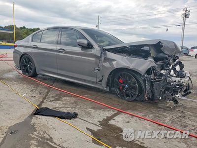 Czwarte zdjęcie samochodu z boku: 2021 BMW M550XI VIN:WBA13BK08MCF08127 - miniatura
