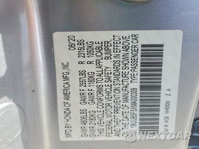 Zdjęcie 12 z 12 samochodu: 2021 ACURA TLX TECH A VIN:19UUB5F5XMA000309 - miniatura