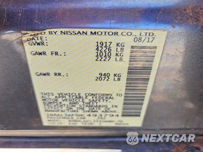 Zdjęcie 12 z 12 samochodu: 2017 NISSAN ALTIMA 2.5 SR VIN:1N4AL3AP3HC493794 - miniatura