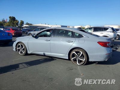 Drugie zdjęcie samochodu z przodu: 2021 HONDA ACCORD SPORT VIN:1HGCV1F38MA081482 - miniatura