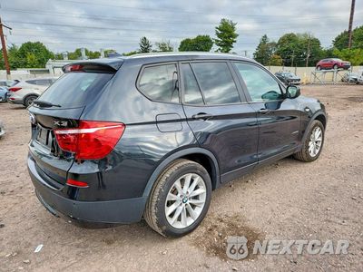 Trzecie zdjęcie samochodu z tyłu: 2013 BMW X3 XDRIVE28I VIN:5UXWX9C55DLK59944 - miniatura