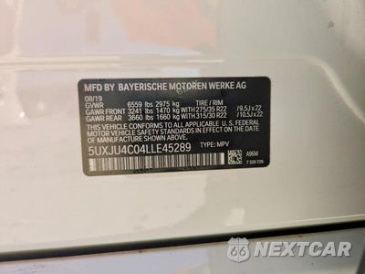 Zdjęcie 13 z 13 samochodu: 2020 BMW X5 M50I VIN:5UXJU4C04LLE45289 - miniatura