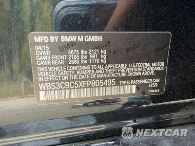 Zdjęcie 10 z 14 samochodu: 2015 BMW M3 VIN:WBS3C9C5XFP805495 - miniatura