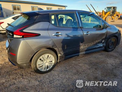 Trzecie zdjęcie samochodu z tyłu: 2019 NISSAN LEAF S VIN:1N4AZ1CP1KC314580 - miniatura