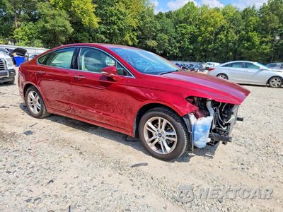 Czwarte zdjęcie samochodu z boku: 2018 FORD FUSION SE VIN:3FA6P0HD7JR228887 - miniatura