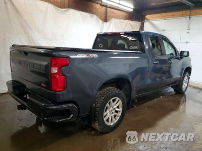 Trzecie zdjęcie samochodu z tyłu: 2019 CHEVROLET SILVERADO K1500 RST VIN:1GCRYEED6KZ205538 - miniatura