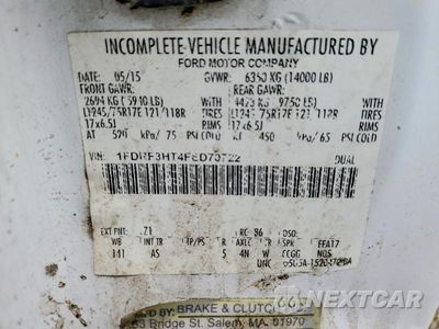 Zdjęcie 12 z 12 samochodu: 2015 FORD F350 SUPER DUTY DUMP TRUCK VIN:1FDRF3HT4FED70722 - miniatura