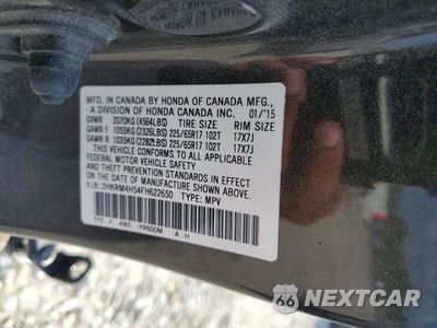 Zdjęcie 14 z 14 samochodu: 2015 HONDA CR-V EX VIN:2HKRM4H54FH622650 - miniatura