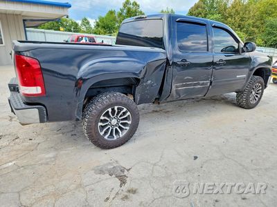 Trzecie zdjęcie samochodu z tyłu: 2011 GMC SIERRA K1500 SLT VIN:3GTP2WE31BG261943 - miniatura