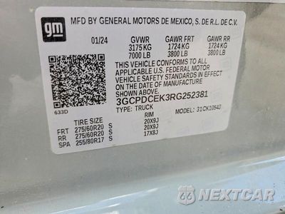 Zdjęcie 12 z 12 samochodu: 2024 CHEVROLET SILVERADO K1500 TRAIL BOSS CUSTOM VIN:3GCPDCEK3RG252381 - miniatura
