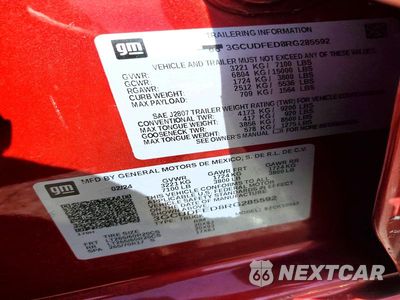 Zdjęcie 12 z 12 samochodu: 2024 CHEVROLET SILVERADO K1500 LT TRAIL BOSS VIN:3GCUDFED8RG285592 - miniatura