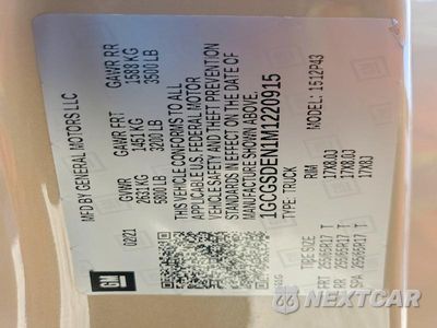 Zdjęcie 12 z 12 samochodu: 2021 CHEVROLET COLORADO Z71 VIN:1GCGSDEN1M1220915 - miniatura