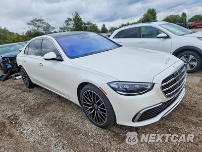Czwarte zdjęcie samochodu z boku: 2022 MERCEDES-BENZ S 580 4MATIC VIN:W1K6G7GB9NA103527 - miniatura