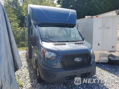 Czwarte zdjęcie samochodu z boku: 2021 FORD TRANSIT T-350 HD DELIVERY TRUCK VIN:1FDDF6P8XMKA57567 - miniatura