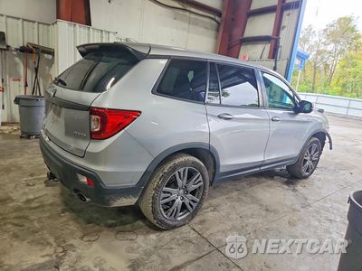 Trzecie zdjęcie samochodu z tyłu: 2020 HONDA PASSPORT EXL VIN:5FNYF8H58LB009907 - miniatura