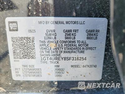 Zdjęcie 14 z 14 samochodu: 2025 GMC SIERRA K2500 DENALI VIN:1GT4UREY8SF316254 - miniatura