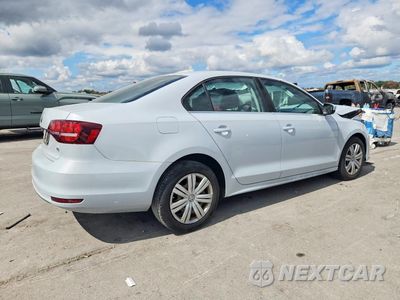 Trzecie zdjęcie samochodu z tyłu: 2017 VOLKSWAGEN JETTA S VIN:3VW2B7AJ9HM231424 - miniatura