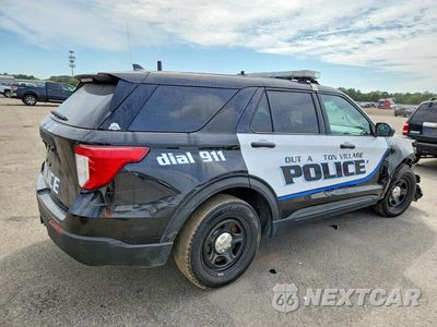 Trzecie zdjęcie samochodu z tyłu: 2022 FORD EXPLORER POLICE INTERCEPTOR VIN:1FM5K8AB1NGB17532 - miniatura