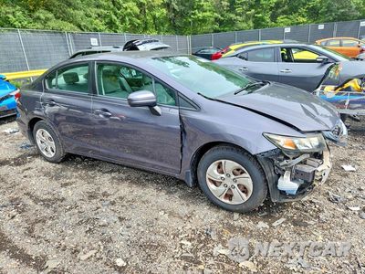 Czwarte zdjęcie samochodu z boku: 2014 HONDA CIVIC LX VIN:19XFB2F52EE217860 - miniatura