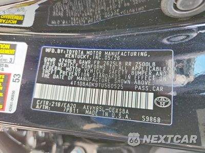 Zdjęcie 13 z 13 samochodu: 2026 TOYOTA CAMRY NIGHTSHADE VIN:4T1DBADK9TU560525 - miniatura