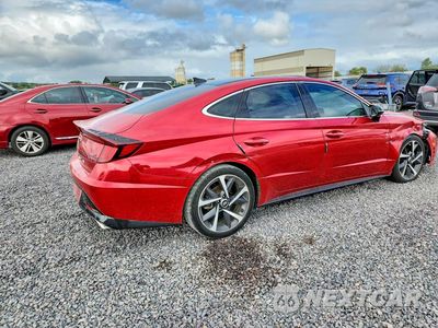 Trzecie zdjęcie samochodu z tyłu: 2021 HYUNDAI SONATA SEL PLUS VIN:5NPEJ4J2XMH089367 - miniatura