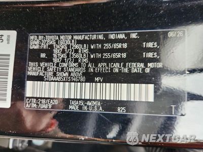 Zdjęcie 13 z 13 samochodu: 2026 TOYOTA GRAND HIGHLANDER XLE VIN:5TDAAAB5XTS146780 - miniatura
