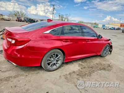 Trzecie zdjęcie samochodu z tyłu: 2019 HONDA ACCORD SPORT VIN:1HGCV1F32KA129104 - miniatura