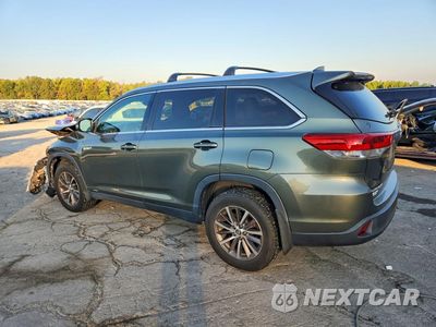 Drugie zdjęcie samochodu z przodu: 2019 TOYOTA HIGHLANDER HYBRID XLE VIN:5TDJGRFH2KS055339 - miniatura
