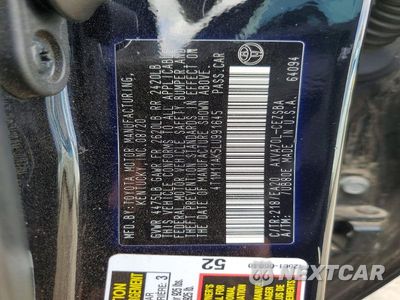 Zdjęcie 12 z 12 samochodu: 2020 TOYOTA CAMRY SE VIN:4T1M11AK5LU991645 - miniatura