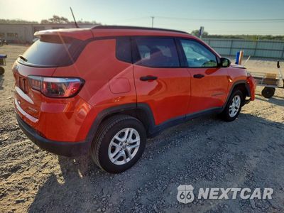 Trzecie zdjęcie samochodu z tyłu: 2018 JEEP COMPASS SPORT VIN:3C4NJDAB5JT101565 - miniatura
