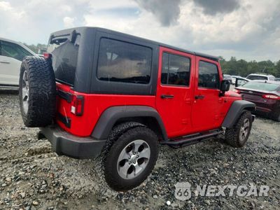 Trzecie zdjęcie samochodu z tyłu: 2017 JEEP WRANGLER UNLIMITED SPORT VIN:1C4BJWDG5HL521726 - miniatura