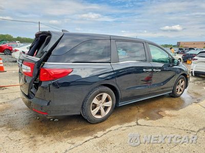 Trzecie zdjęcie samochodu z tyłu: 2020 HONDA ODYSSEY EXL VIN:5FNRL6H72LB059382 - miniatura