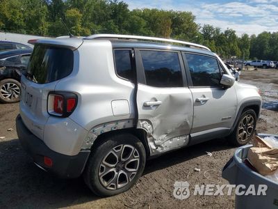 Trzecie zdjęcie samochodu z tyłu: 2017 JEEP RENEGADE LIMITED VIN:ZACCJADB9HPF62948 - miniatura