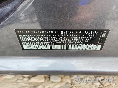 Zdjęcie 12 z 12 samochodu: 2019 VOLKSWAGEN JETTA S VIN:3VWC57BUXKM173125 - miniatura