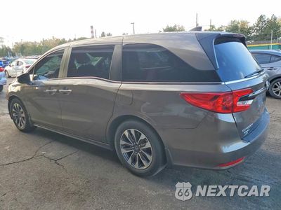 Drugie zdjęcie samochodu z przodu: 2022 HONDA ODYSSEY EXL VIN:5FNRL6H71NB047551 - miniatura