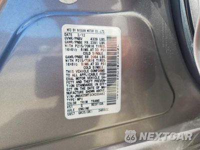 Zdjęcie 14 z 14 samochodu: 2012 NISSAN ROGUE S VIN:JN8AS5MT3CW289462 - miniatura