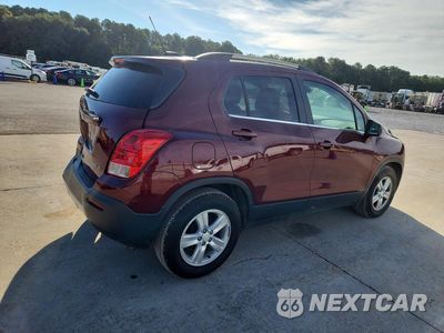 Trzecie zdjęcie samochodu z tyłu: 2016 CHEVROLET TRAX 1LT VIN:3GNCJLSB6GL121811 - miniatura