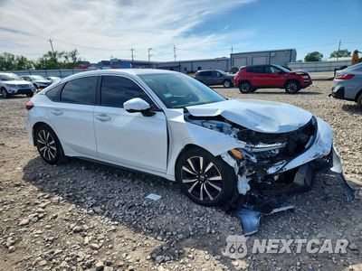 Czwarte zdjęcie samochodu z boku: 2022 HONDA CIVIC EXL VIN:19XFL1H72NE022685 - miniatura