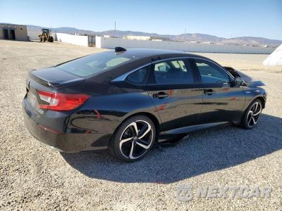 Trzecie zdjęcie samochodu z tyłu: 2022 HONDA ACCORD HYBRID SPORT VIN:1HGCV3F22NA028913 - miniatura