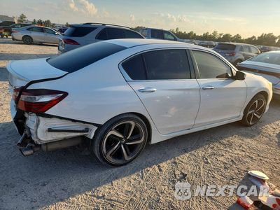 Trzecie zdjęcie samochodu z tyłu: 2016 HONDA ACCORD SPORT VIN:1HGCR2F56GA180494 - miniatura