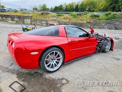 Trzecie zdjęcie samochodu z tyłu: 2002 CHEVROLET CORVETTE VIN:1G1YY22G725108342 - miniatura