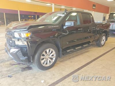 2021 CHEVROLET SILVERADO K1500 CUSTOM 3GCUYBEFXMG146104 - główne zdjęcie licytacji z USA - miniatura