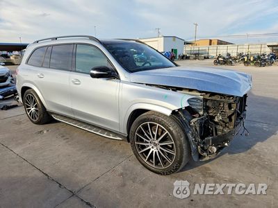 Czwarte zdjęcie samochodu z boku: 2022 MERCEDES-BENZ GLS 450 4MATIC VIN:4JGFF5KE2NA737759 - miniatura
