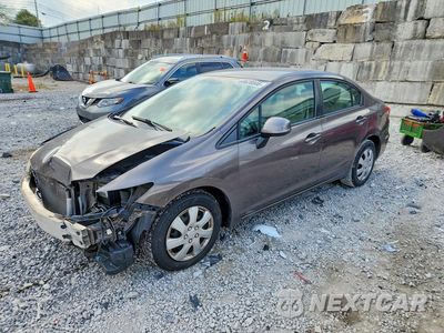 2013 HONDA CIVIC LX 2HGFB2F50DH602919 - główne zdjęcie licytacji z USA - miniatura
